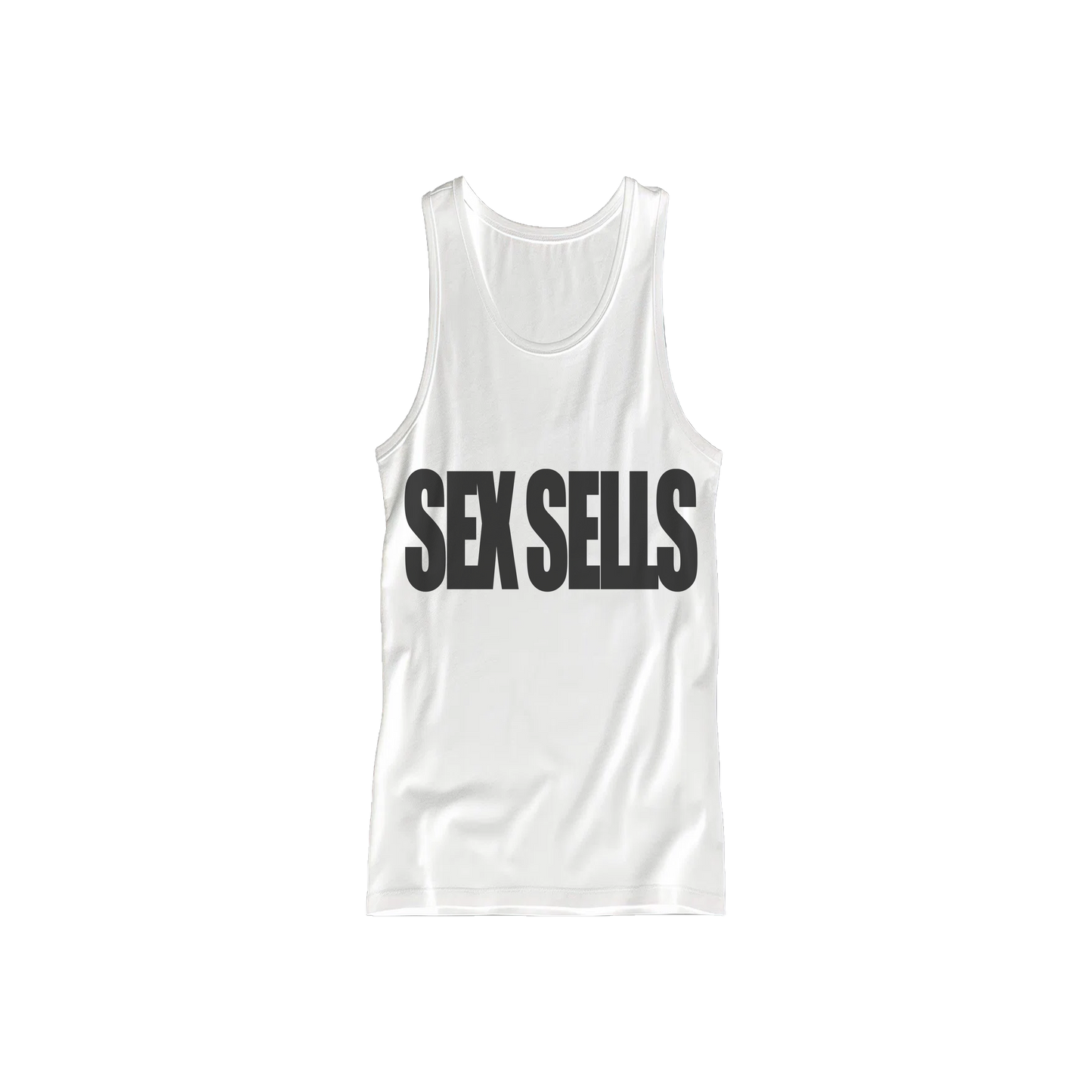 BLACK ON WHITE TANK