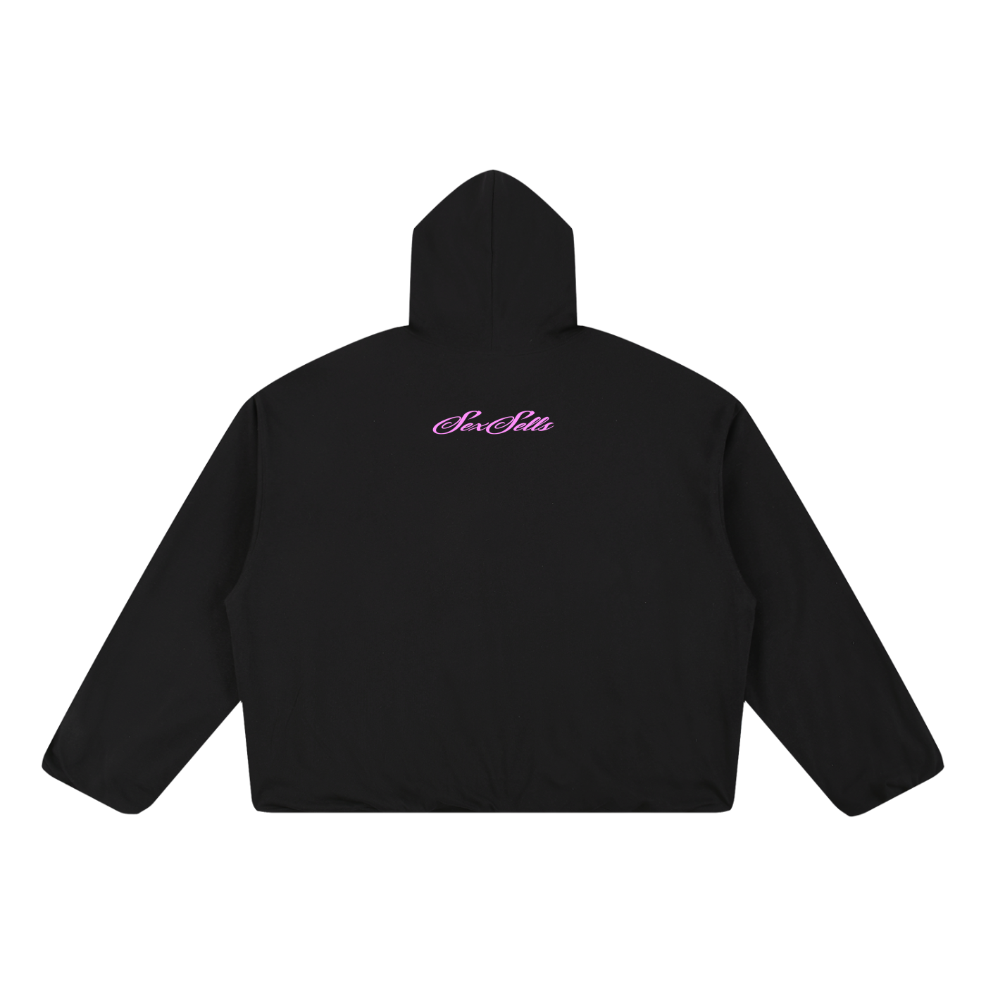 BOXYGATHERHEMHOODIE_BLACK